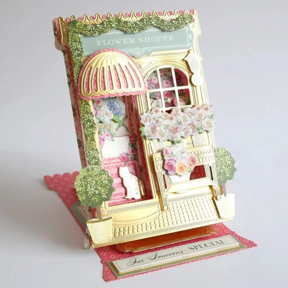 Anna Griffin FLOWER SHOP Easel Finishing School Card Kit - Brand New! #302 - Picture 3 of 4